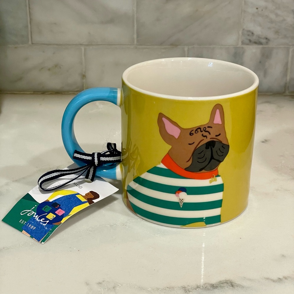 Joules Golden‎ Pug Mug- NWT